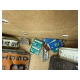 Box Of Vintage ND License Plates
