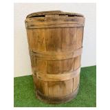 Wood Coffee Shipping Container with Lid