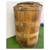 Wood Coffee Shipping Container with Lid