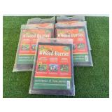5 New Packs Weed Barrier