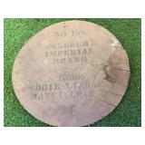 Wood Coffee Shipping Barrel with Lid