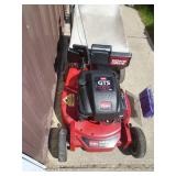 Toro GTS Recycler with electric start & charger with bagger. Used condition. Tested & works. As shown.