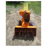 Wards vintage snow blower. 7 hp? Used condition. Tested & works. As shown.