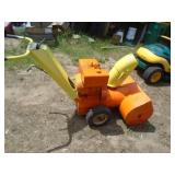 Wards vintage snow blower. 7 hp? Used condition. Tested & works. As shown.
