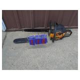 Pulan Pro 16 chainsaw. Used condition. Tested & works. As shown.