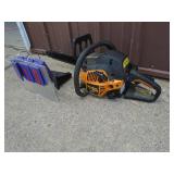 Pulan Pro 16 chainsaw. Used condition. Tested & works. As shown.