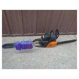 Pulan Pro 16 chainsaw. Used condition. Tested & works. As shown.
