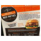 D - Silver T Brand Uncured Bacon Cheddar Beef Patties - 6 Count