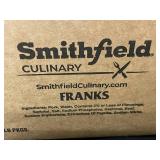 Smithfield Culinary Franks - 2 X 2.5 lb Packages