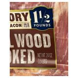 Wright Brand Hickory Smoked Thick Cut Bacon - 2 Packs, 24 oz Each