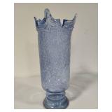 Unique Romanian Blown Glass Art Vase