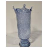 Unique Romanian Blown Glass Art Vase