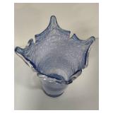 Unique Romanian Blown Glass Art Vase