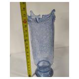 Unique Romanian Blown Glass Art Vase