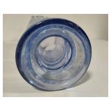 Unique Romanian Blown Glass Art Vase