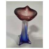 Murano Style Jack in the Pulpit Vase