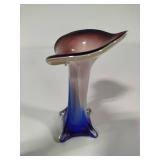 Murano Style Jack in the Pulpit Vase
