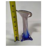 Murano Style Jack in the Pulpit Vase