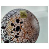 Maestri Vetrai Mid Century Modern Amber Vase