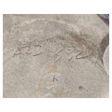 Majolica Rabbit & Baby Bunny Figurine