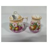 Hand Painted Shaker & Sugar Set