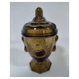 Imperial Glass Baltimore Pear Candy Dish w/Lid