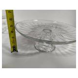 Glass Pedestal Cake Plates
