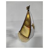 John Demott MCM Brass Sailboat Sculpture