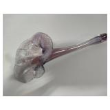 Blown Art Glass Floral Vase