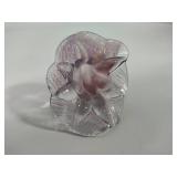 Blown Art Glass Floral Vase