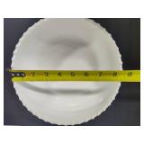 Fenton Three-Footed Hobnail Milk Glass Fruit Bowl