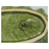 Bordallo Pinheiro Cabbage Leaf Dishes