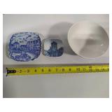 Asst Blue/White Ceramic Lot