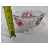 Hofbauer Byrdes Red Bird Bowl & Williamsburg Ruby Bowl