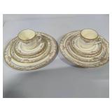 Noritake "Barrymore" 5pc Place Settings (2)