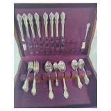 Rogers Bros Silver Plated Flatware Set