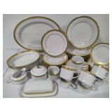 Royal Gallery Gold Buffet China Set (47pc)