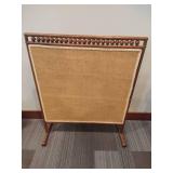 Antique Fireplace Tapestry Screen