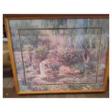 Barbara Mock "Her Garden" Framed Art
