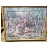 Barbara Mock "Her Garden" Framed Art