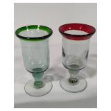Blown Glass Goblets