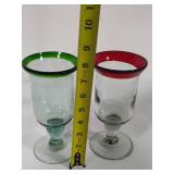 Blown Glass Goblets