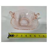 Fenton Pink Depression Bird Bowl