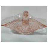 Fenton Pink Depression Bird Bowl