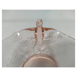 Fenton Pink Depression Bird Bowl