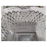 Indiana Smoke Gray Carnival Glass Dishes