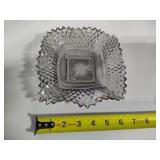 Indiana Smoke Gray Carnival Glass Dishes