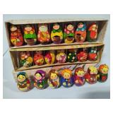 Small Russion Nesting Doll Ornaments