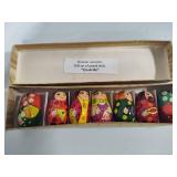 Small Russion Nesting Doll Ornaments