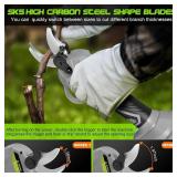 Itefdtutne 2-in-1 Cordless Pole Pruning Shears